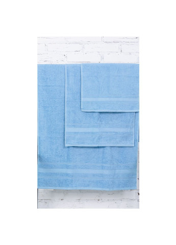 Mirson полотенце набор банный №5002 softness cornflower 50x90, 70x140, 100x15 (2200003182620) голубой производство - Украина