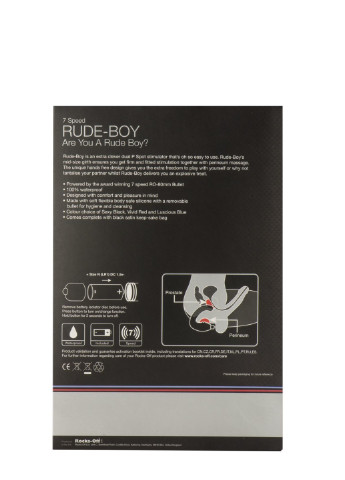 Вібромасажер простати Rocks Off Rude-Boy Black Rocks-Off (252612444)