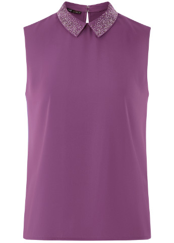 Фиолетовая летняя блуза Oodji
