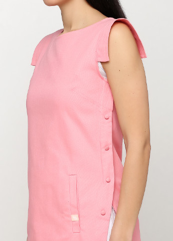Розовое кэжуал платье Andre Tan однотонное
