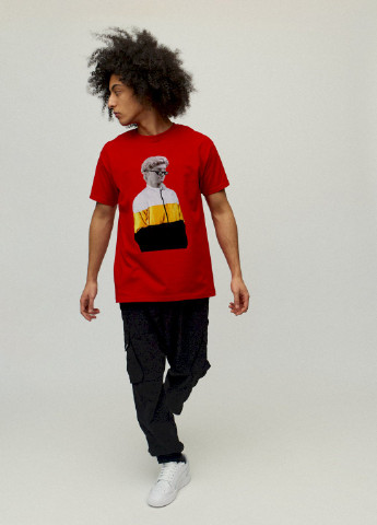 Червона футболка чоловіча YAPPI