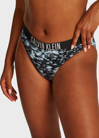 Цветные купальные трусики-плавки с логотипом Calvin Klein