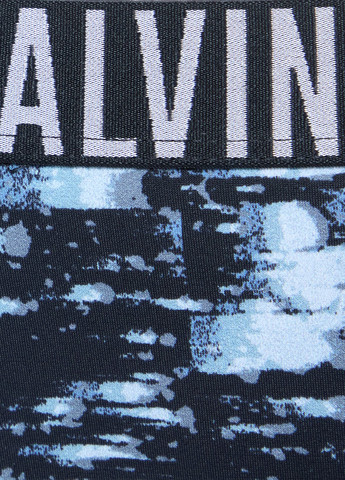 Цветные купальные трусики-плавки с логотипом Calvin Klein