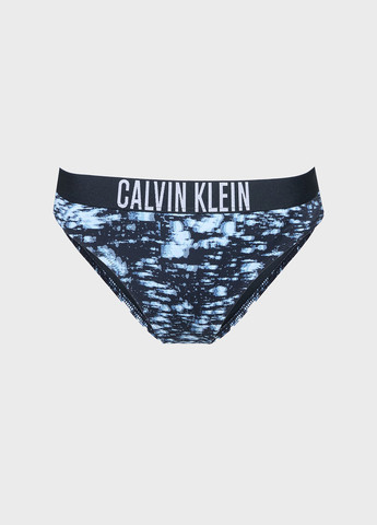 Цветные купальные трусики-плавки с логотипом Calvin Klein