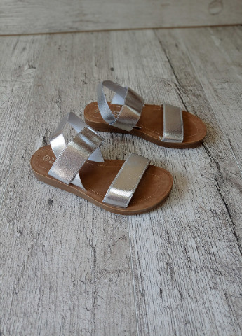 Серебряные босоножки Violeta Wonex