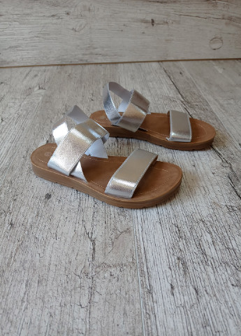 Серебряные босоножки Violeta Wonex