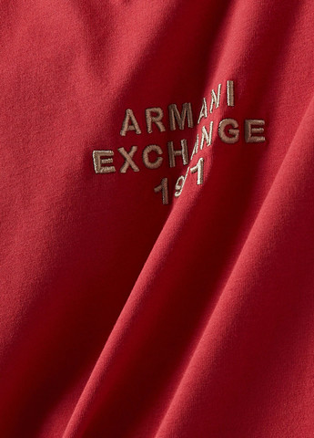 Красная футболка Armani Exchange