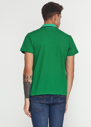Зеленая футболка-поло для мужчин Tryapos однотонная