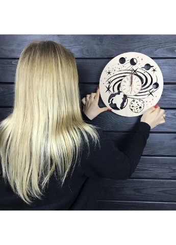 Дизайнерський настінний годинник «Космос» 7Arts (253566911)