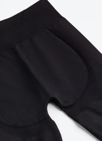 Черные демисезонные леггинсы H&M
