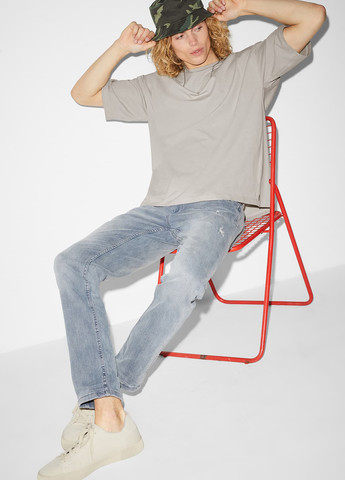 Бежевая футболка C&A