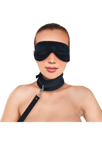 Набор ошейник с поводком и маска - Soft Touch Light, Черный Art of Sex (252383374)