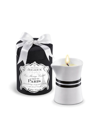 Массажная свечa - Paris - Vanilla and Sandalwood (190 г) роскошная упаковка Petits Joujoux (254150712)