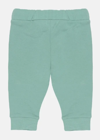 Бирюзовые кэжуал демисезонные брюки H&M