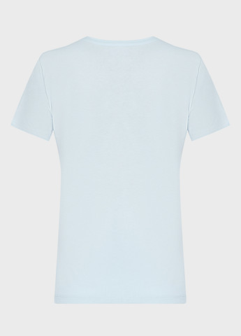 Светло-голубая летняя футболка Guess