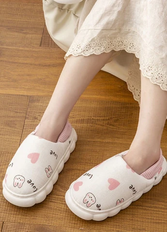 Белые тапочки SHEIN