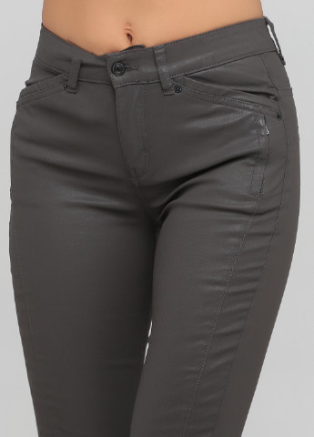 Серые демисезонные скинни джинсы Drykorn