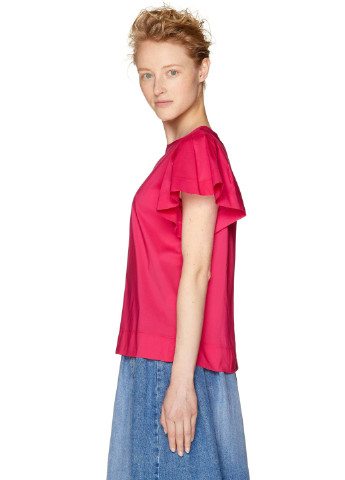 Малиновая летняя блуза United Colors of Benetton