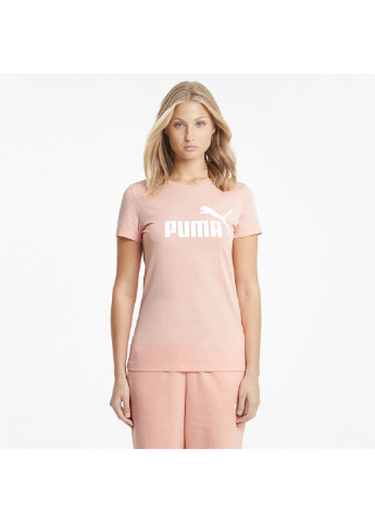 Рожева всесезон футболка essentials logo heather women's tee Puma