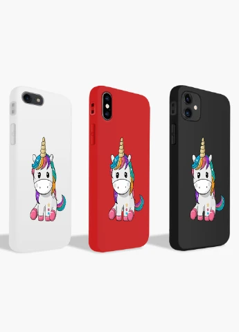 Чохол силіконовий Apple Iphone Xs Max Єдиноріг (Unicorn) Білий (8226-1390) MobiPrint (219490656)