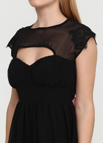 Чорна коктейльна сукня, сукня Elise Ryan однотонна