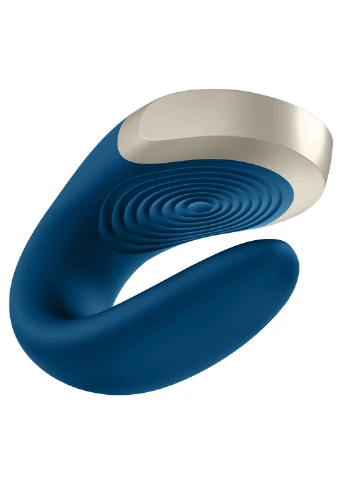Смарт-вібратор для пар Double Love (Blue) Satisfyer (254151213)