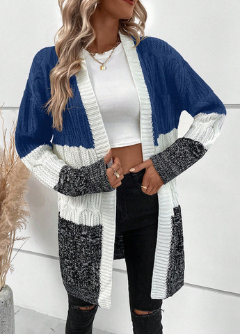 Разноцветный демисезонный кардиган SHEIN