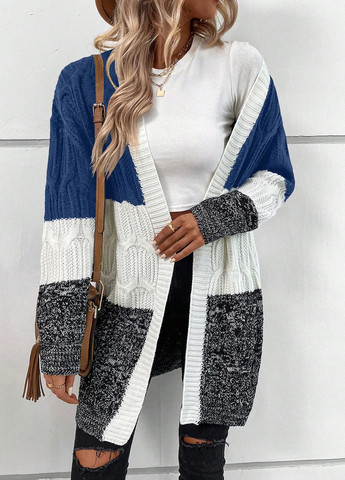 Разноцветный демисезонный кардиган SHEIN