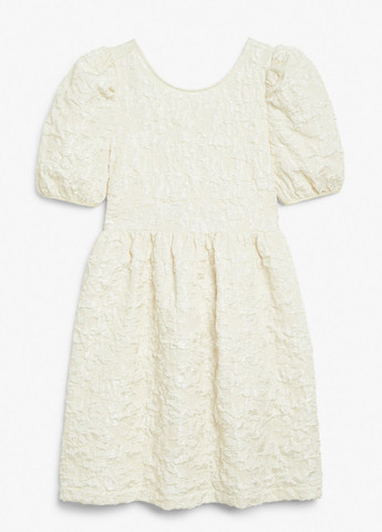 Молочна кежуал сукня з відкритою спиною Monki однотонна