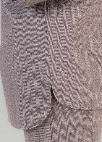 Коричневая кэжуал рубашка меланж A'll Posa