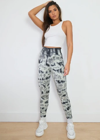 Серые демисезонные леггинсы Missguided