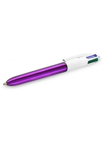 Кулькова ручка 4 Colours Shine Purple 1 мм Bic (248072097)