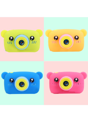 Цифровой детский фотоаппарат KVR-005 Bear розовый () XoKo kvr-005-pn (171738967)