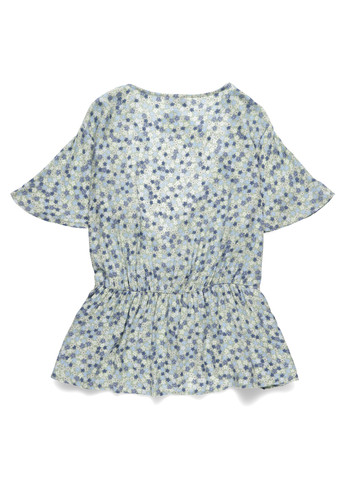 Комбинированная летняя блуза на запах C&A
