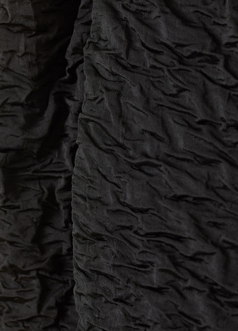 Чорна коктейльна сукня на одне плече H&M однотонна