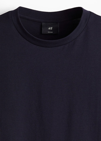 Темно-синяя футболка H&M