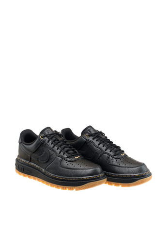 Чорні Осінні кросівки db4109-001 Nike Air Force 1 Low Luxe Black Gum