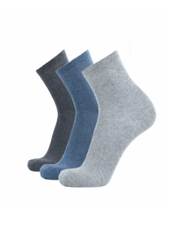 Сині набір шкарпетки чол.(3 пари)/арт./27-29/синій/1111 Duna однотонні (252871280)