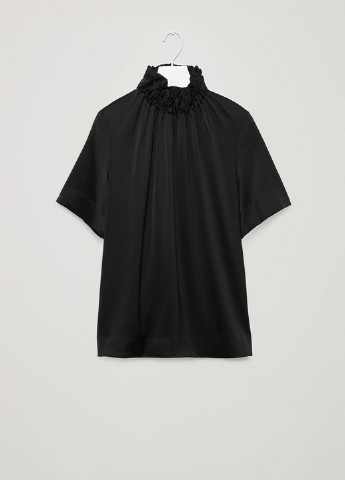 Черная летняя блуза Cos