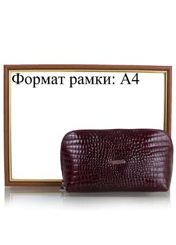 Женская кожаная косметичка 17,5х11х6,5 см Desisan (253174514)