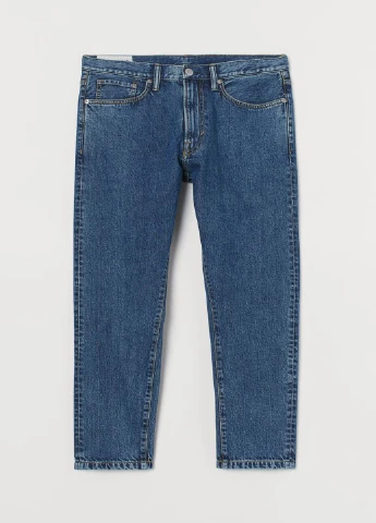 Синие демисезонные джинсы H&M