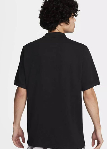 Черная футболка-поло fn3894-010_2024 для мужчин Nike с логотипом