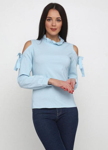 Блакитна жіноча блузка kosmo Podium