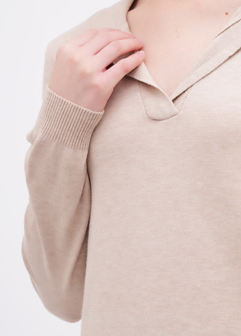 Бежевый демисезонный свитер EQUILIBRI