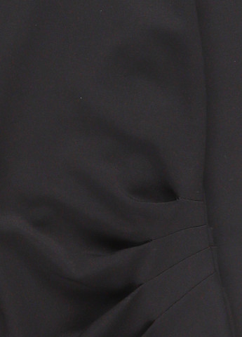 Чорна кежуал сукня сукня-водолазка Tigha однотонна