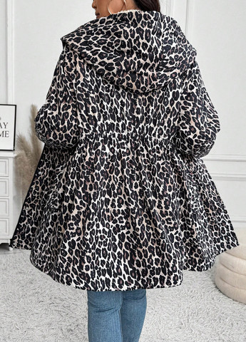 Комбинированная зимняя куртка SHEIN