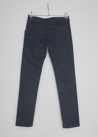 Темно-синие демисезонные скинни джинсы Hackett