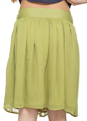 Салатовая кэжуал однотонная юбка Яavin со средней талией