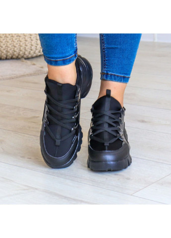Чорні осінні кросівки жіночі frame 3187 36 23,5 см чорний Fashion