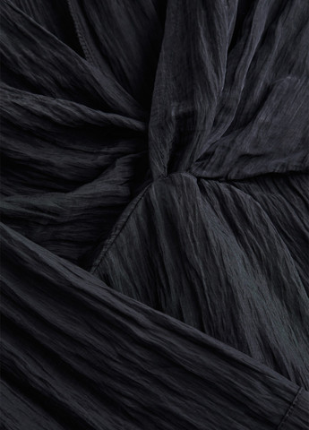 Черное кэжуал платье H&M однотонное